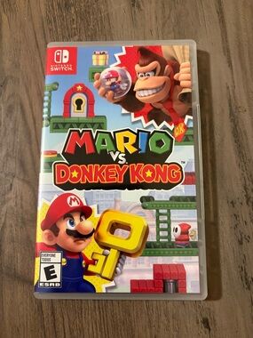 Nintendo Switch Mario vs Donkey Kong Game + Case Complete